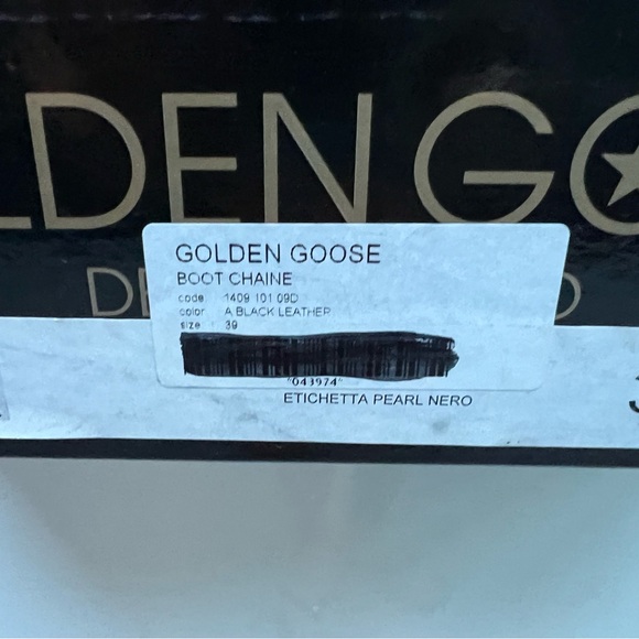 Signed Limit Edition Golden Goose Motorcycle Boots - Picture 6 of 6